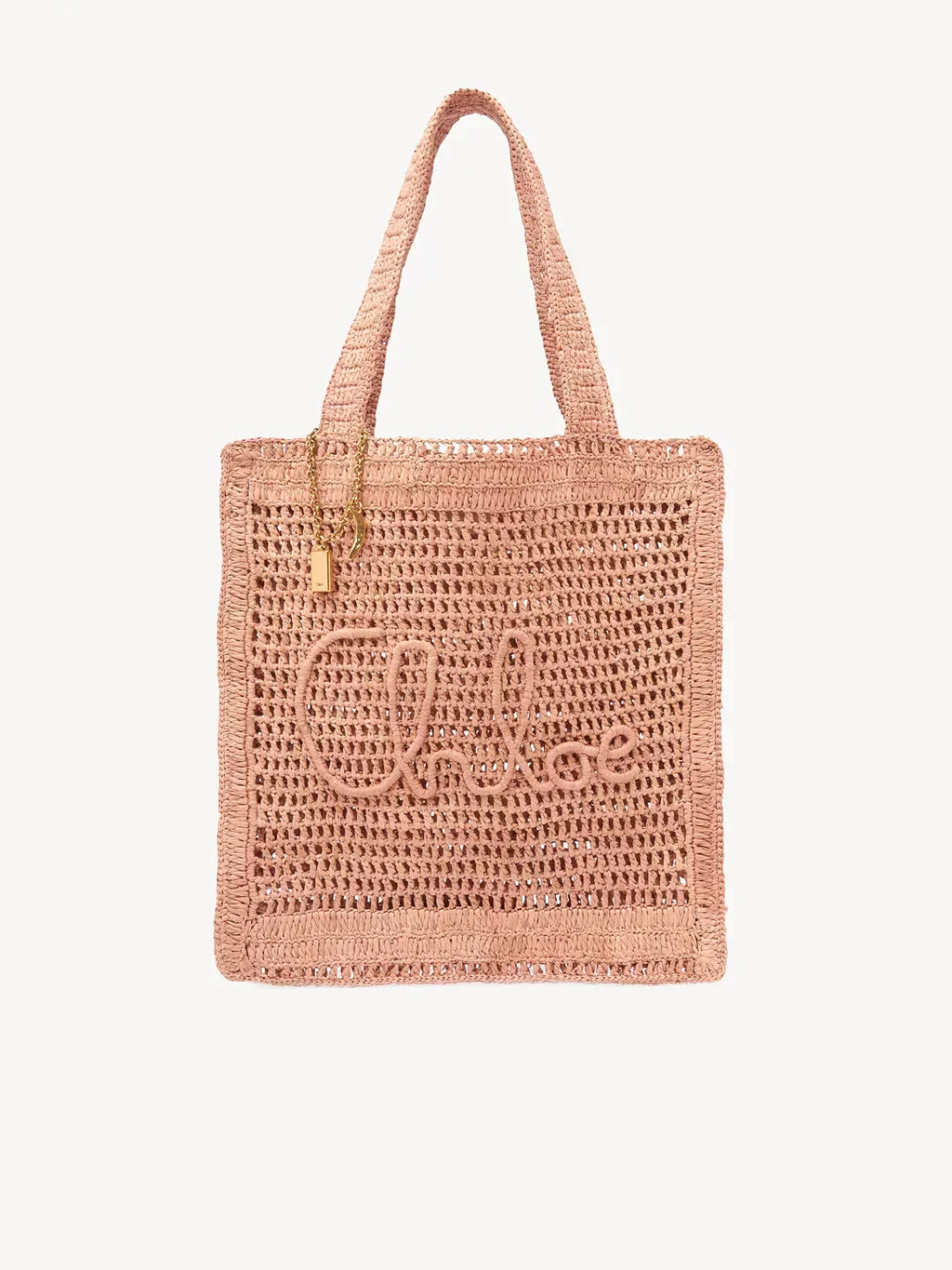 Chloé Summer Banana Tote Bag in Raffia